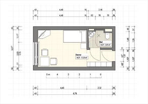 Exemplarischer Grundriss Pflegeresidenz Leverkusen